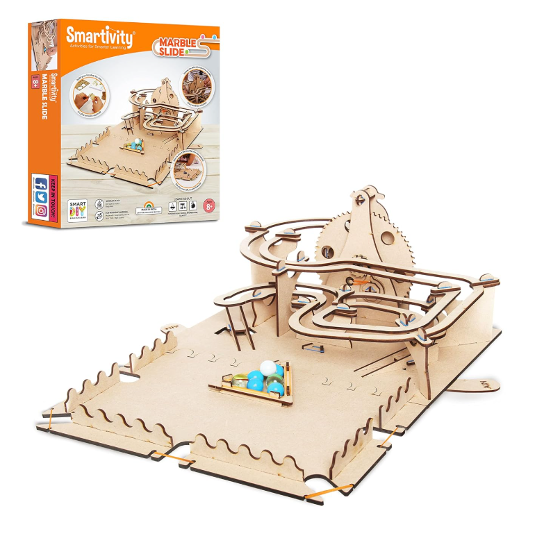 Smartivity Roller Coaster Marble Run STEM DIY Kit for Kids 8-14 Years