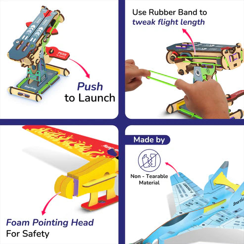 Smartivity Airplanes Launchers | 6 - 14 years | DIY STEM Construction Toy