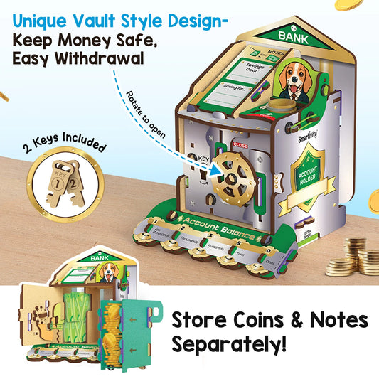 Smartivity Money Bank | 6 - 14 years | DIY STEM Construction Toy