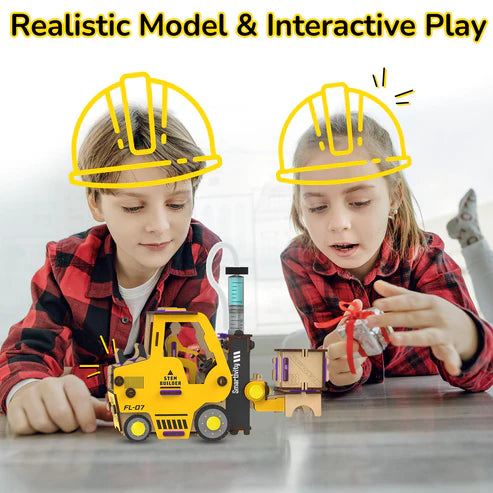 Smartivity Hydraulic Forklift | 6 - 14 years | DIY STEM Construction Toy