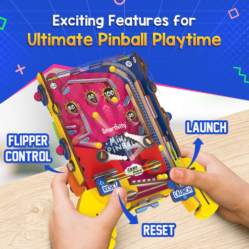 Smartivity Hand-Held Mini Pinball Game | 6 - 14 years | Screen Free Play
