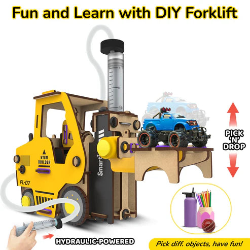 Smartivity Hydraulic Forklift | 6 - 14 years | DIY STEM Construction Toy