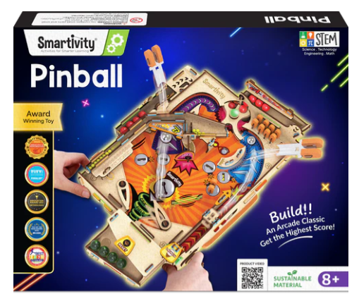 Smartivity Pinball Machine Game | Ages 8-14 I Global Award Winner