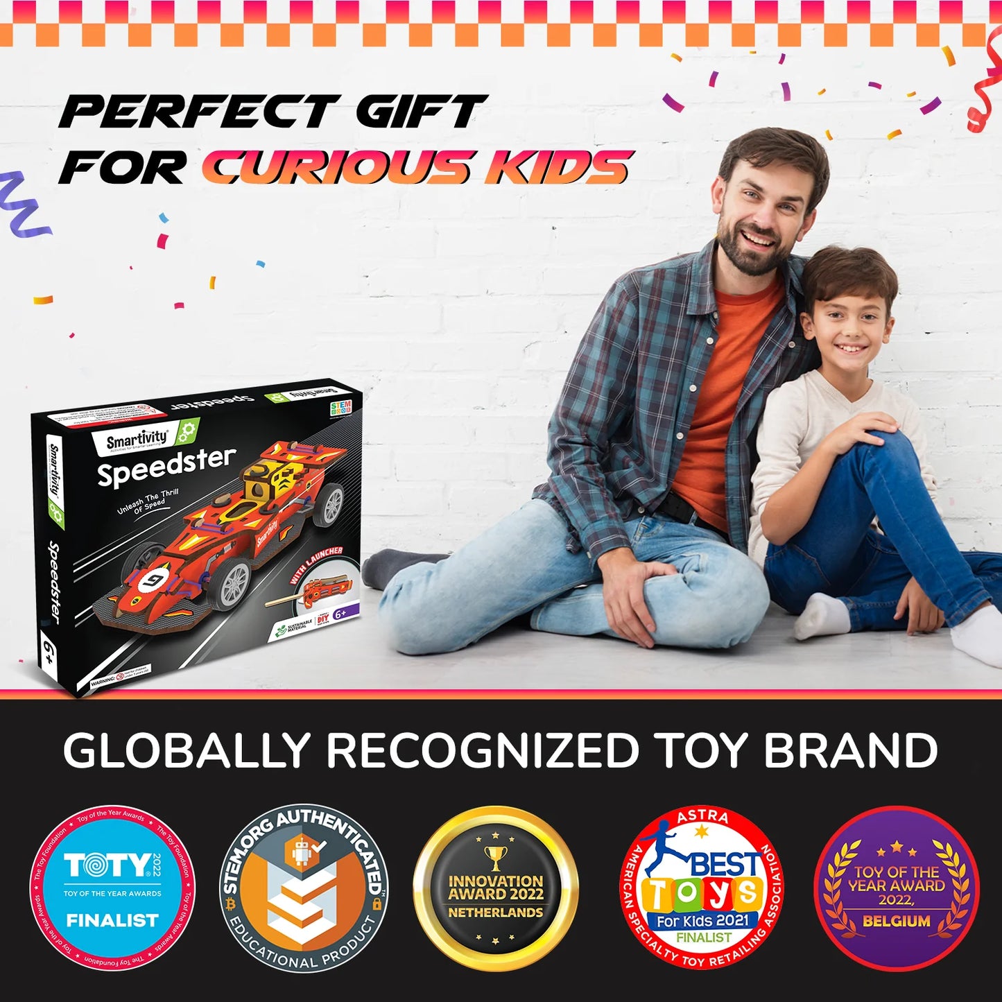 F1 Speed Racing Car | Ages 6+ | DIY STEM Construction Toy