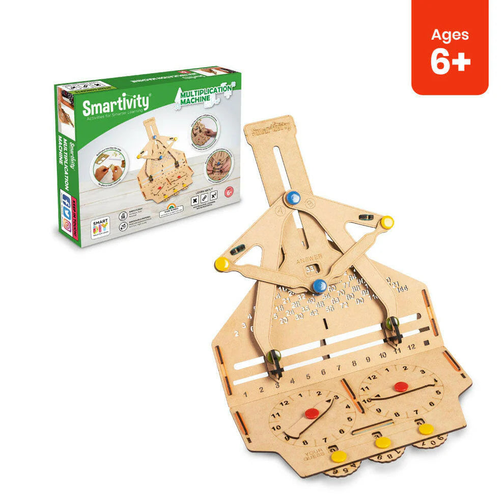 Smartivity Multiplication Machine | Fun DIY Kit | Ages 6+
