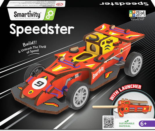 F1 Speed Racing Car | Ages 6+ | DIY STEM Construction Toy