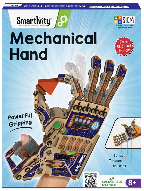 Smartivity Robotic Mechanical Hand | Ages 8-14 years | DIY Toy