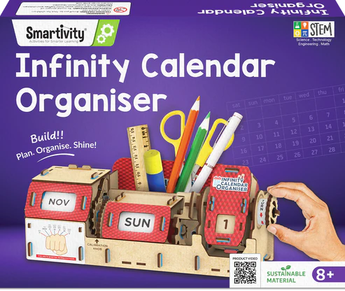 Smartivity Infinity Calendar Organiser | 8-14 years | DIY STEM Construction Toy