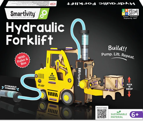 Smartivity Hydraulic Forklift | 6 - 14 years | DIY STEM Construction Toy