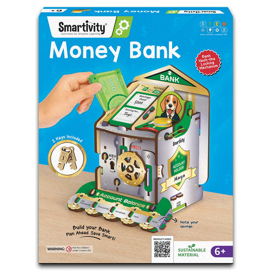 Smartivity Money Bank | 6 - 14 years | DIY STEM Construction Toy
