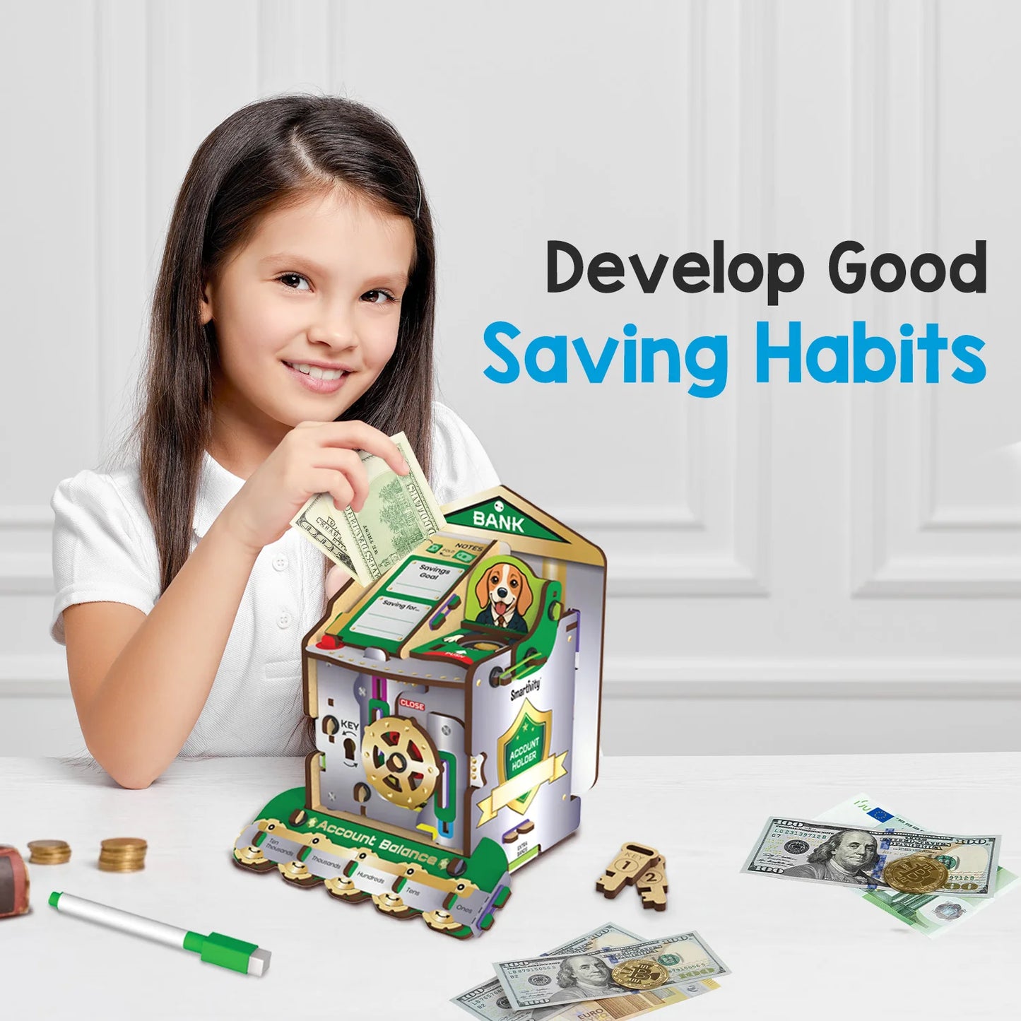 Smartivity Money Bank | 6 - 14 years | DIY STEM Construction Toy