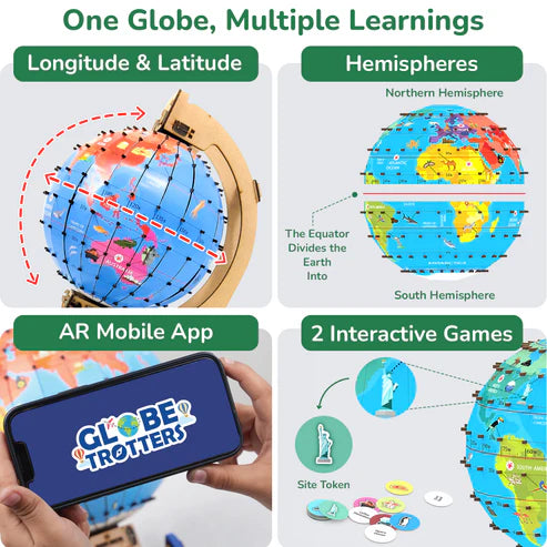 Smartivity Globe Explorer | 8-14 years | 1000+ Facts About Animals, Monuments, Places