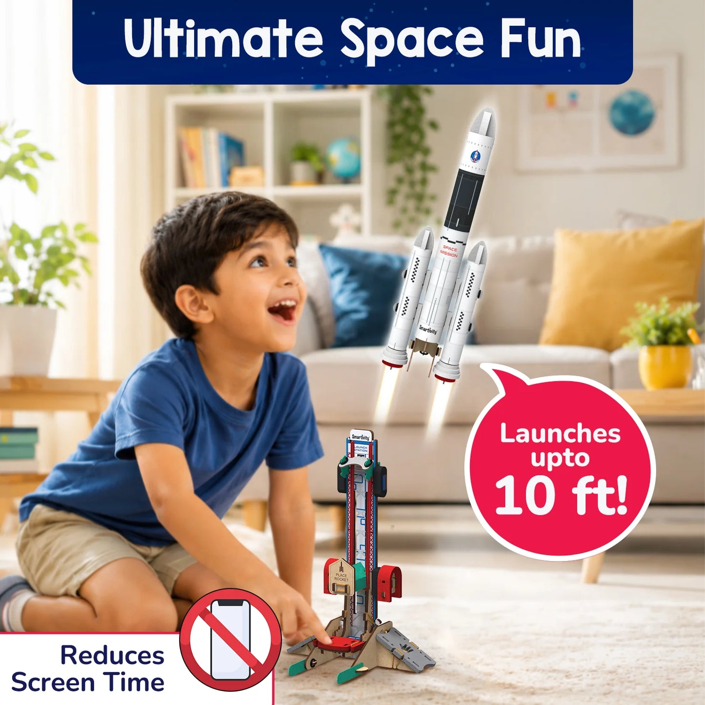 Smartivity Rocket Launcher | 6 - 14 years | Learn Space Science
