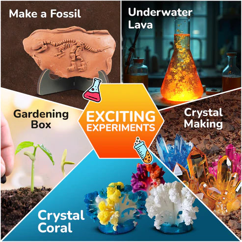 Smartivity Mega Crystal Earth Science Kit | 8-14 years | DIY STEM Construction Toy