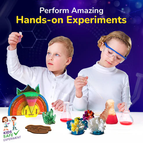 Smartivity Mega Crystal Earth Science Kit | 8-14 years | DIY STEM Construction Toy