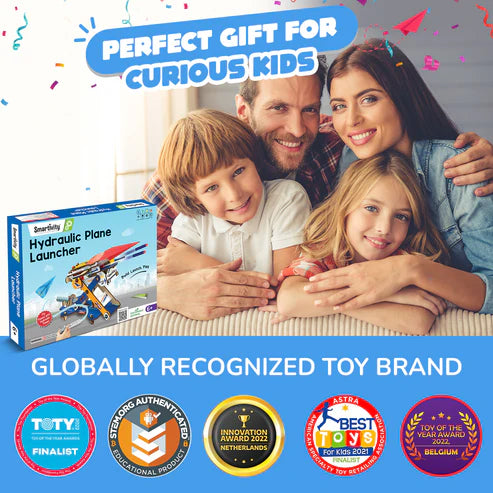 Smartivity 2 in 1 Hydraulic Planes & Darts Launcher | Ages 6+