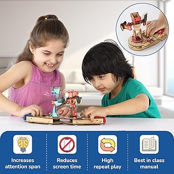 Smartivity Clash of Cyborgs I Ages 6+ I DIY Building Kit