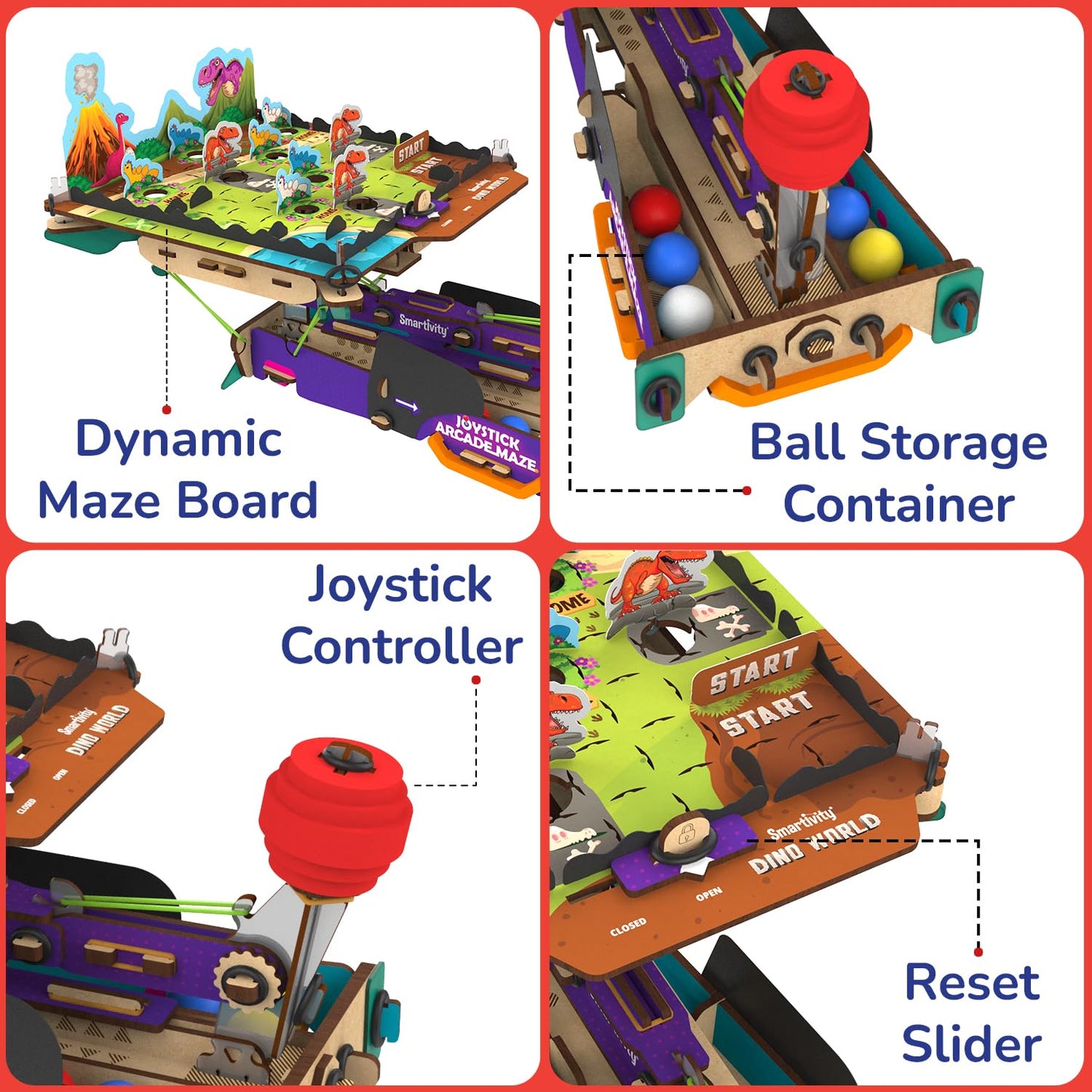 Smartivity Joystick Arcade Maze Toy | Ages 6+ | Fun DIY Set