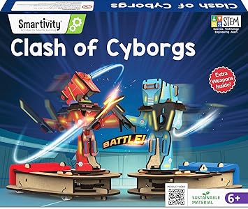 Smartivity Clash of Cyborgs I Ages 6+ I DIY Building Kit