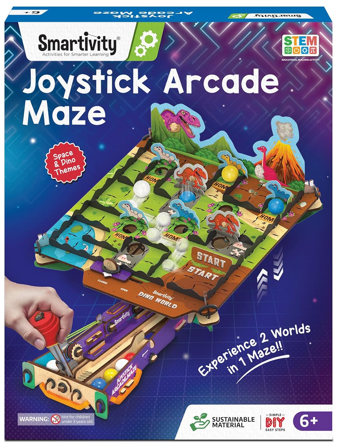 Smartivity Joystick Arcade Maze Toy | Ages 6+ | Fun DIY Set
