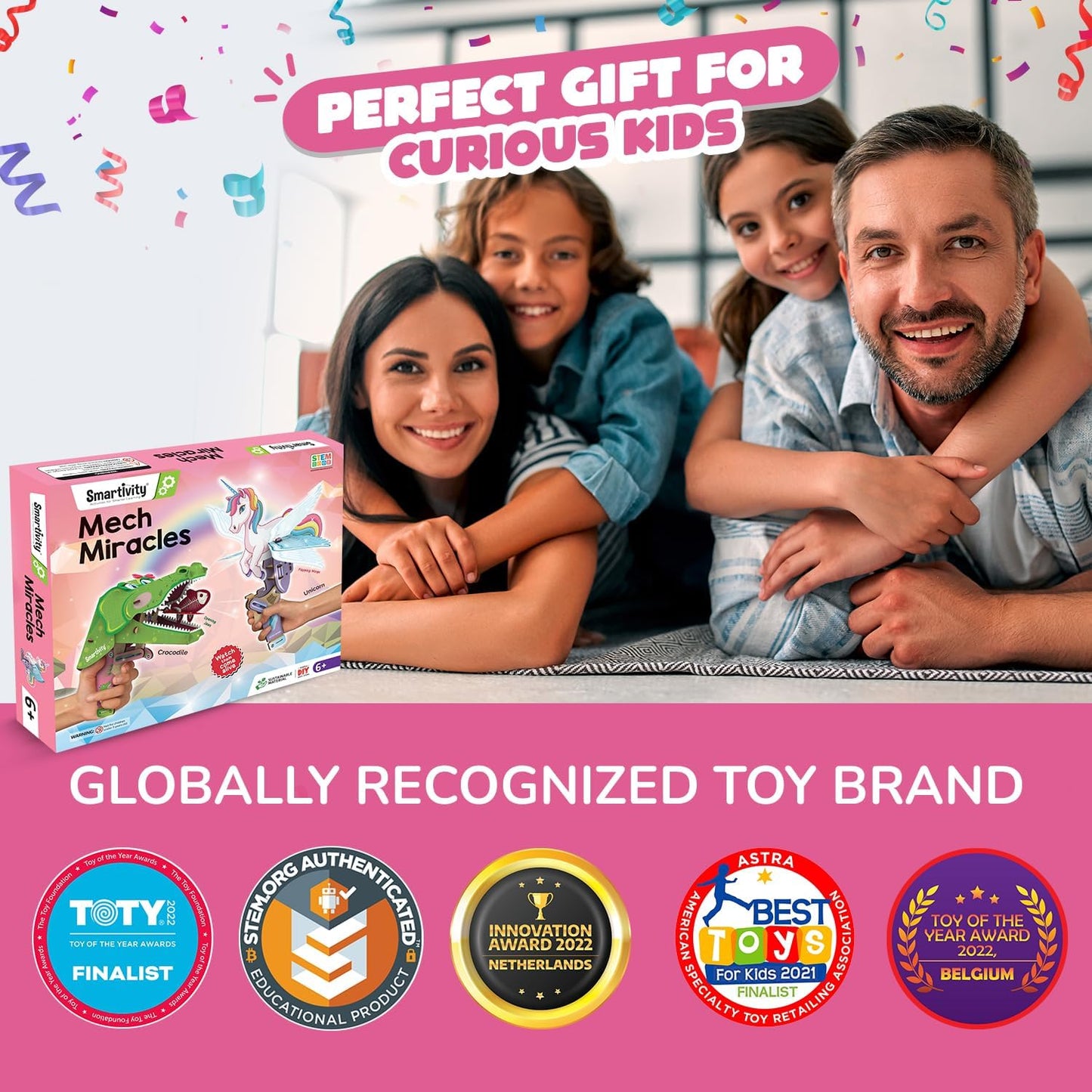 Smartivity Mech Miracles | Ages 6+ | STEM Fun DIY Kit