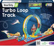 Smartivity Turbo Loop Track toy set packaging with toy cars and track on a blue background