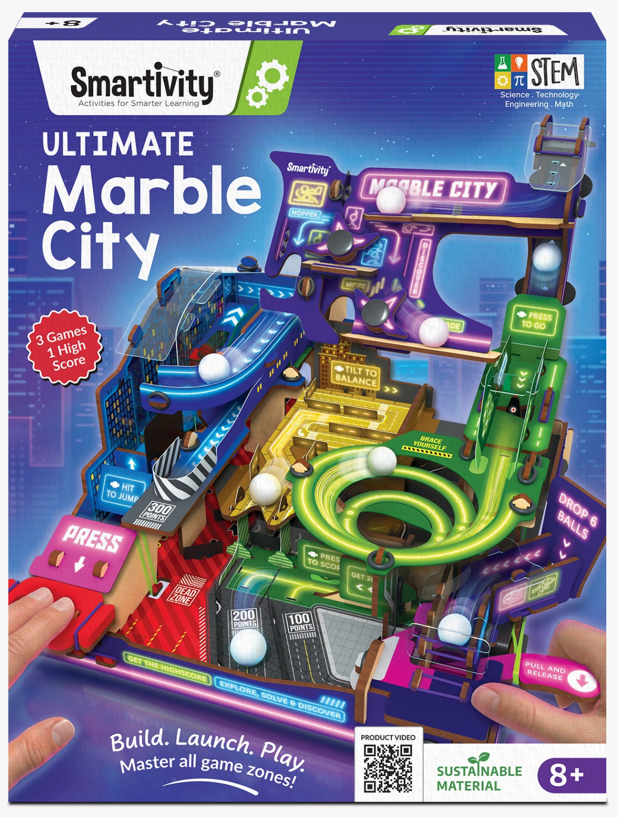 Smartivity Ultimate Marble City | Age 8+ | Nostalgic Birthday Gift