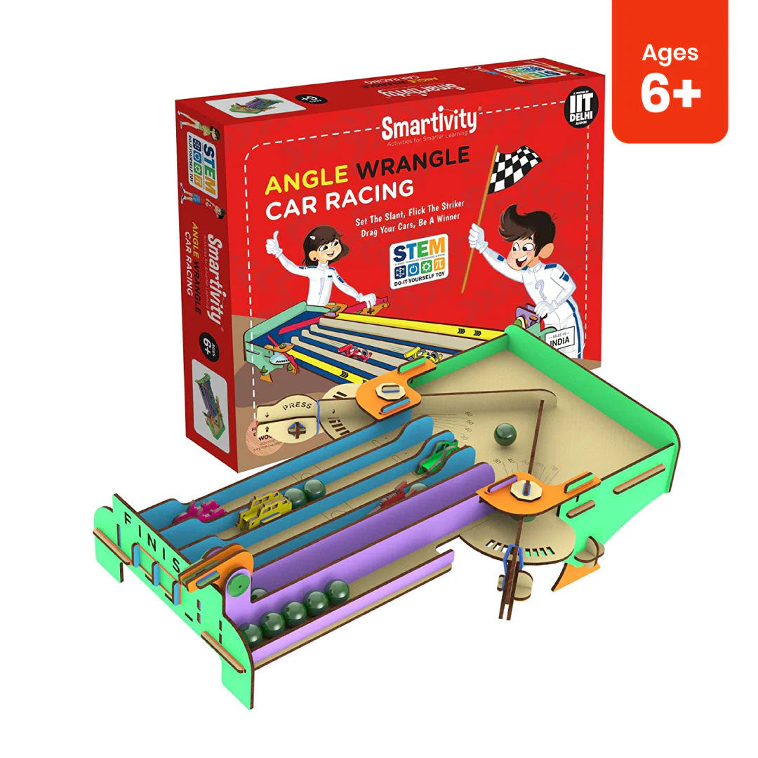 Smartivity Angle Wrangle Car Racing | 6-10 years | DIY STEM Construction Toy